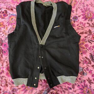 vintage 90s ellesse cardigan vest